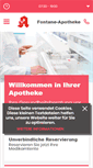 Mobile Screenshot of fontane-apotheke-brb.de