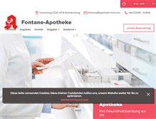 Tablet Screenshot of fontane-apotheke-brb.de
